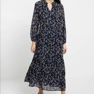 Vero Moda balck floral maxi dress